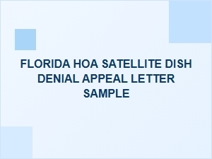 How to Appeal a Florida Hoa Satellite Dish Denial