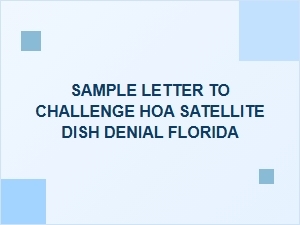 How to Challenge an Hoa Satellite Dish Denial in Florida